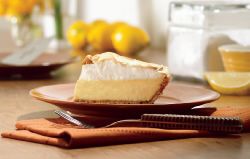 Creamy Lemon Cheese Pie with Meringue Topping