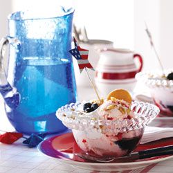 Red White and Blue Sundae