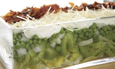 Seven layer salad