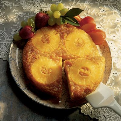 Pineapple Upside Down Wisconsin Gouda Cake
