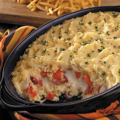 Hearty Havarti Reuben Potato Casserole