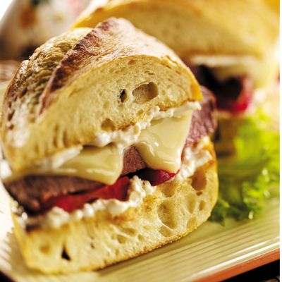 Grilled Tenderloin Sandwich With Wisconsin Fontina