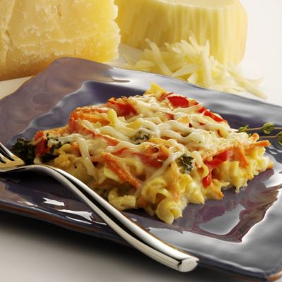 Vegetable Lasagna with Wisconsin Fontina and Provolone Cheese