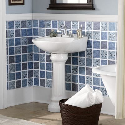 Medallion Self Stick Backsplash Tiles