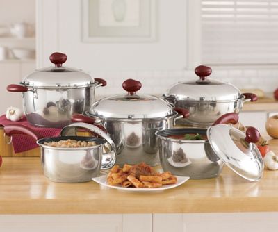 10-Piece "Portobello" Nonstick Cookware Set