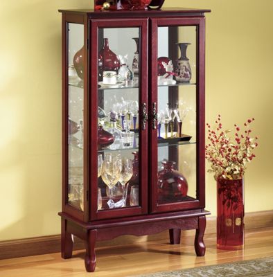 2 Door Lighted Cabinet