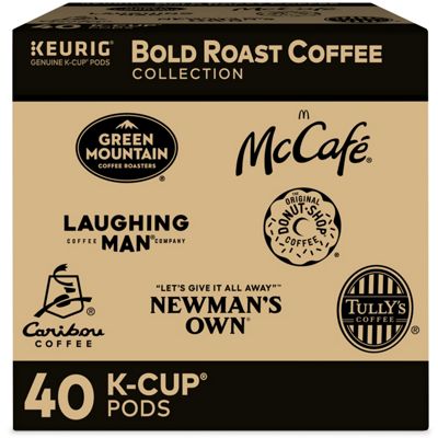 Keurig Bold Roast Coffee Collection Variety Pack K-Cup® Box 40 Ct - Kosher Single Serve Pods