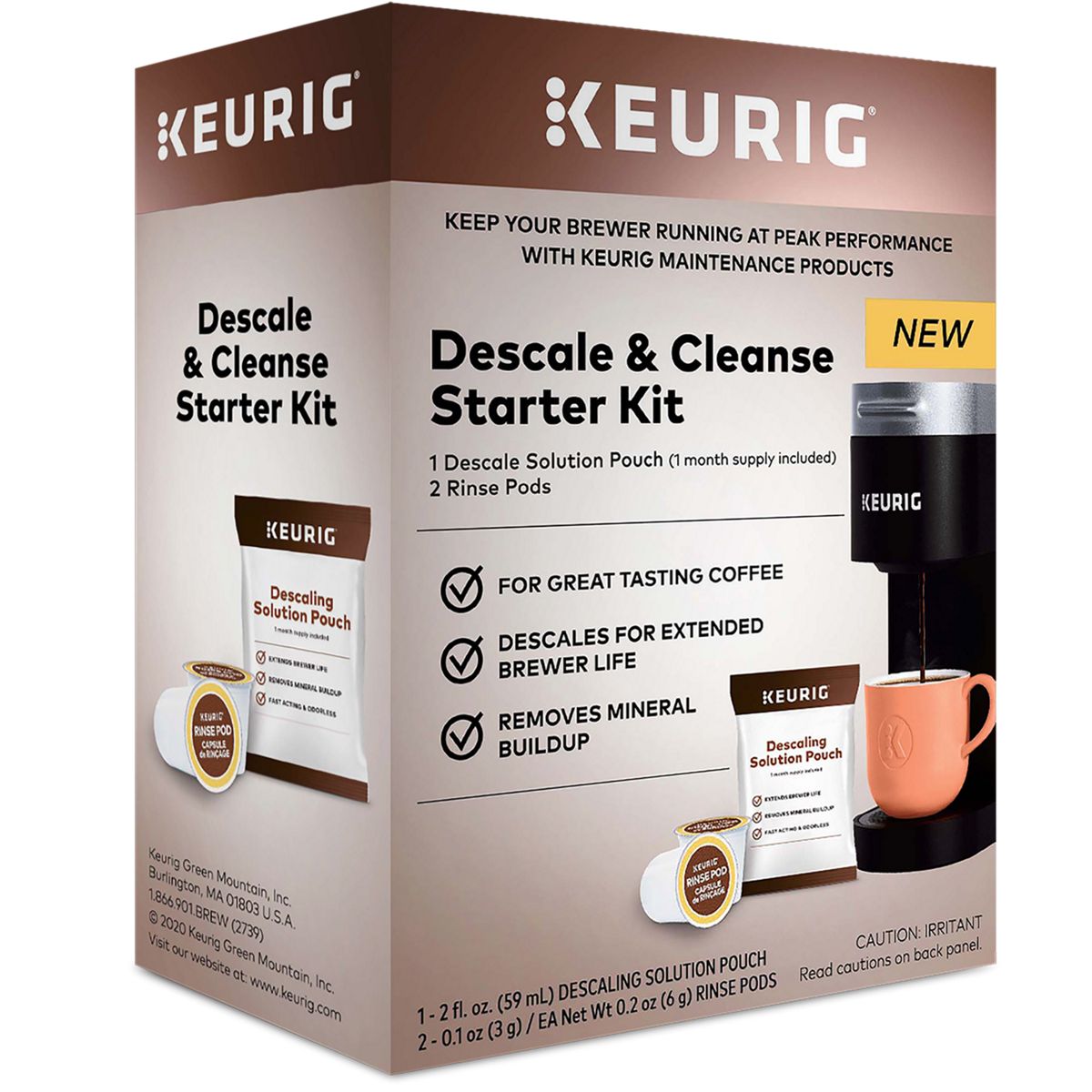 Keurig Descale & Cleanse Starter Kit