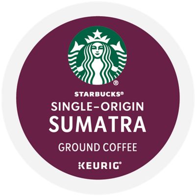 Starbucks Sumatra Coffee 88 Count (4 Pods Of 22) K-Cup® Pods