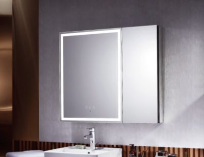 mirrored cabinet for bathroom