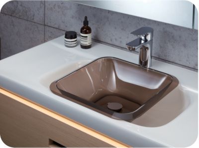 Auxiliary sink-in-sink plastic basin