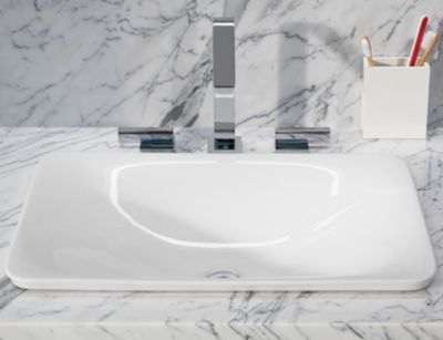 Lavatory Sink Basin Ping Guide, Rectangular Bathroom Sinks