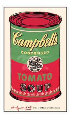 Warhol, Campbell's Soup Can 1965