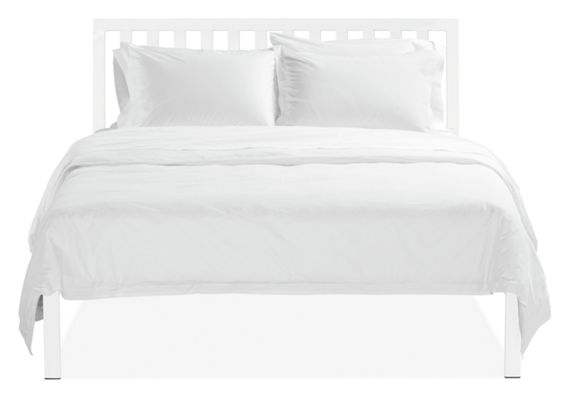 Webster King Bed in White for 78" Mattress