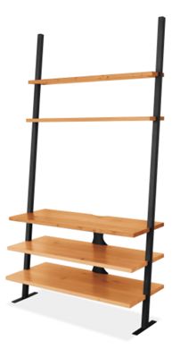 Gallery Media Shelf in Natural Steel