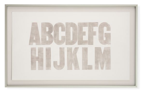 Alphabet Press-type A-M