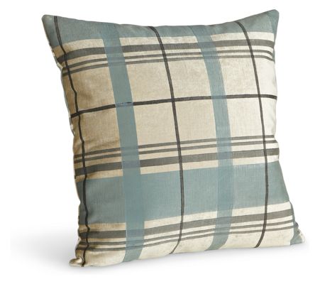 Plaid Chambray Pillow