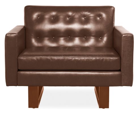 Wells Chair in Ambassador Fudge Leather