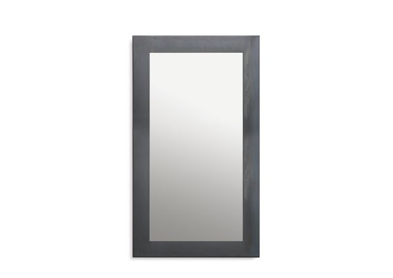 Natural Steel Leaning Mirror by the Inch