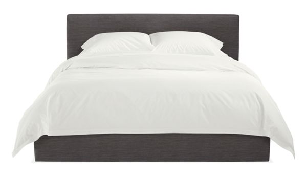 Wyatt King Low Headboard Bed in Titan Smoke for 78" Mattress