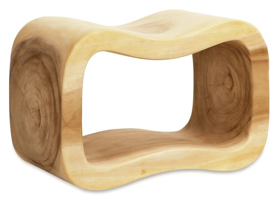 Open Wood Stool