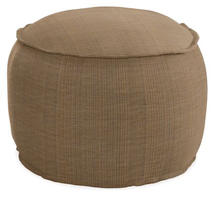Otto Pouf 24r Ottoman in Teton Granite