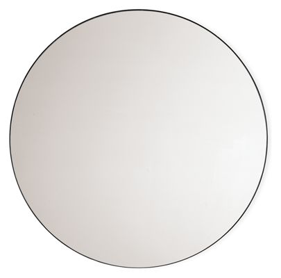 Infinity Round Mirror in Stainless Steel