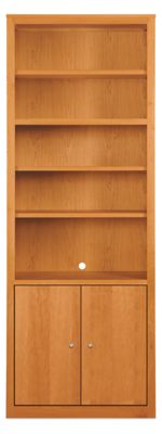Woodwind Custom 86h 32x17 Cabinet in Cherry with Stainless Steel Knobs
