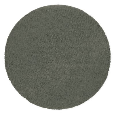 Arden Low Shag 60" Round Rug in Slate