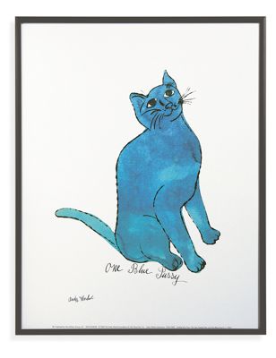 Warhol, Untitled 1954 One Blue Pussy