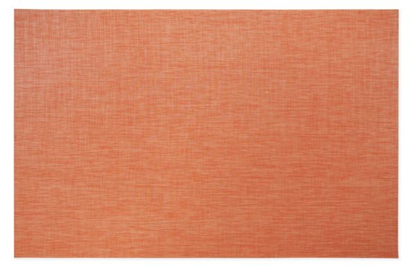 Chilewich Basketweave 4'x6' Floor Mat in Coral