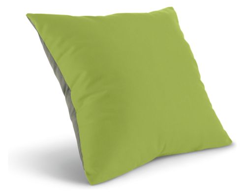 Canvas Two-Tone Green/Charcoal Pillow