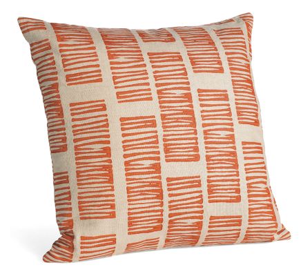 Matchstick Orange Pillow