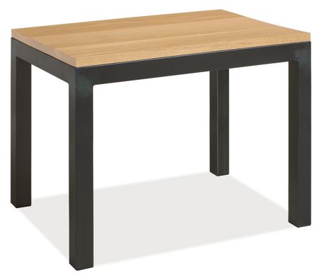 Parsons Custom 30x20 16h Cocktail Table with Solid White Oak Top