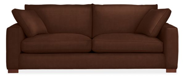Metro 88" Two-Cushion Sofa in Valor Mahogany