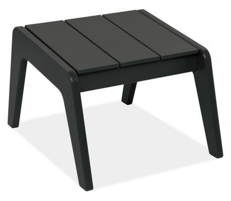 Harbor 17.5x22" Ottoman in Black