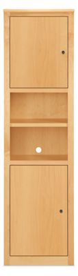 Woodwind Custom 72h 20x17 Cabinet in Maple with Natural Steel Knobs