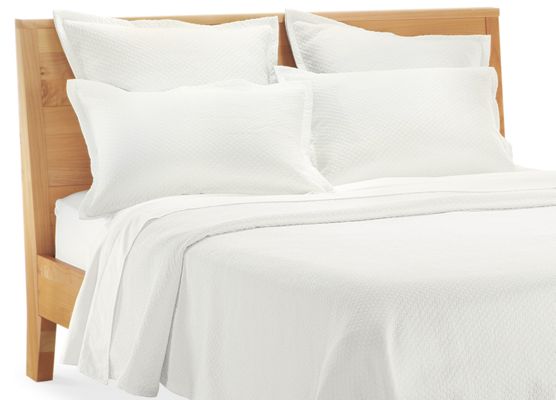 Linea King Sham in White