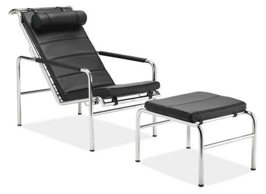Paolo Leather Chair & Ottoman