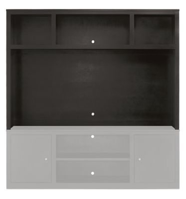 Woodwind 70w 48h Media Hutch in Ebony