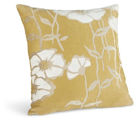 Poppy Gold Pillow