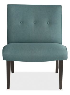 Delia Chair in Dustin Teal
