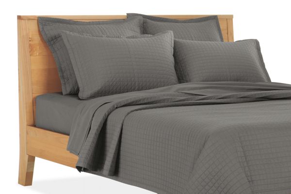 Percale Quilted Coverlet & Shams
