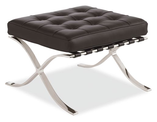 Seville Leather Ottoman