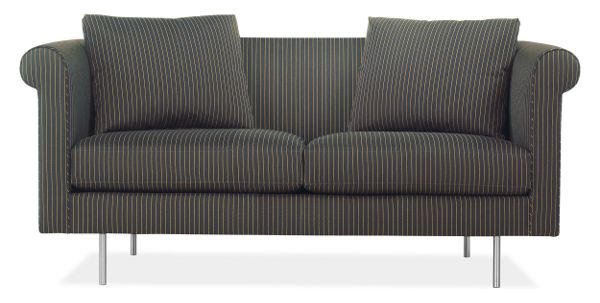 Nigella 80" Two Cushion Sofa in Salem Charcoal