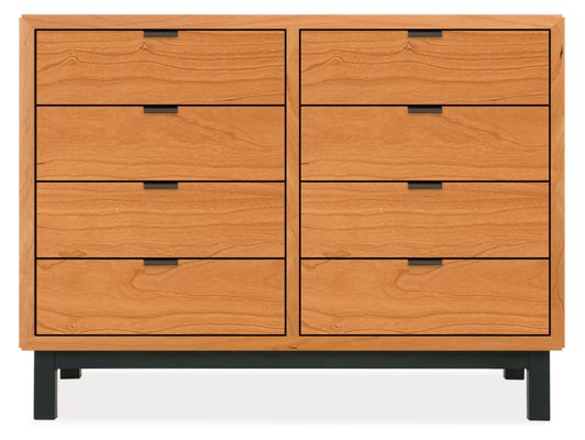Copenhagen Custom 29h 39x16 Eight-Drawer Cabinet in Cherry w/NS Knobs