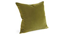 Velvet Olive Pillow