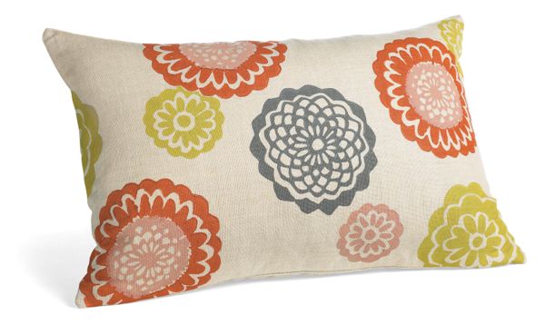 Zinnia Blossom Pillow