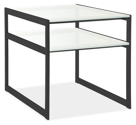 Voss End Table in Graphite
