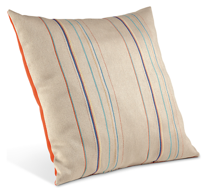 Striped Outdoor Throw Pillows - Modern Outdoor Pillows & Rugs - Modern Outdoor Furniture - Room ...